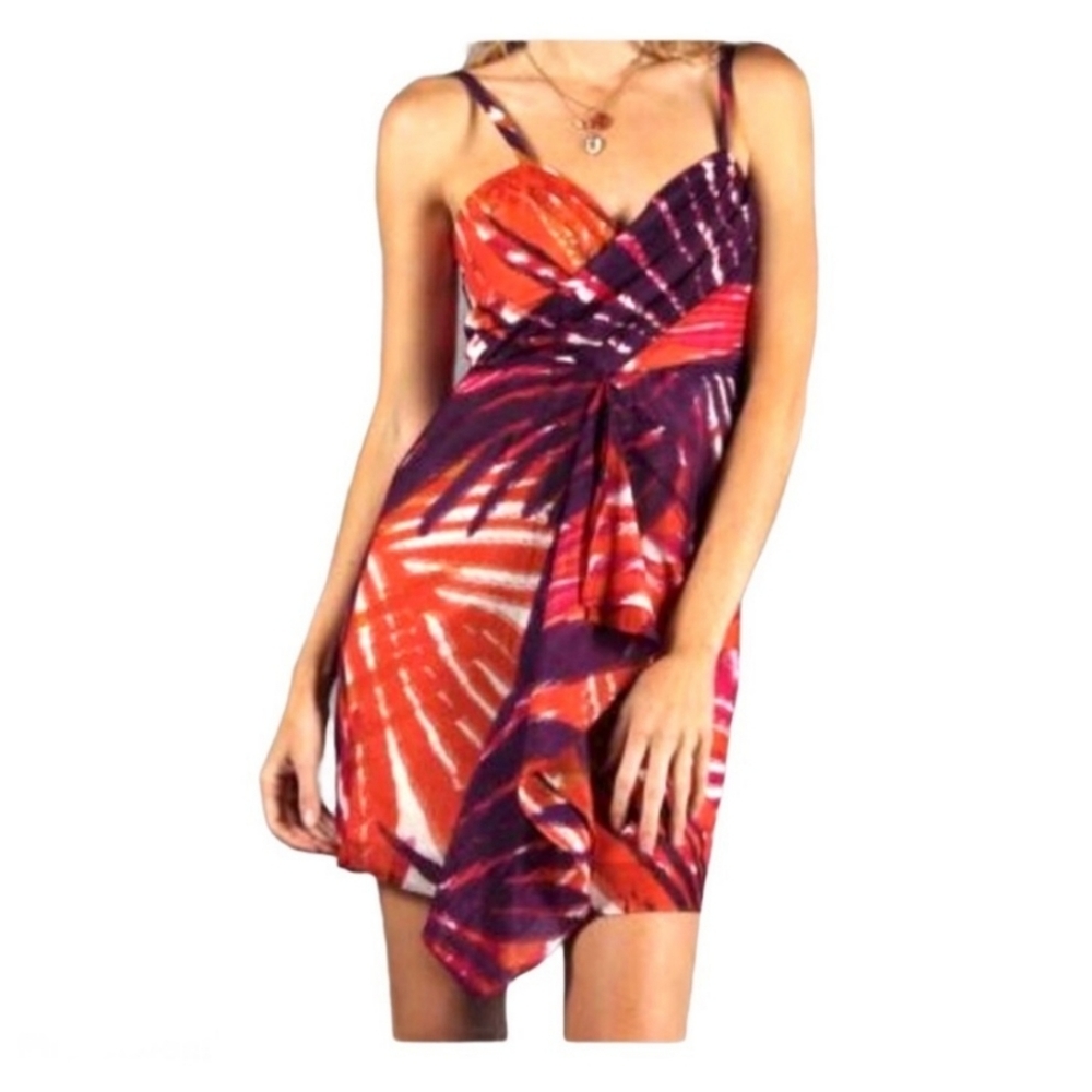 Silk Blend Tropical Banana Republic Dress